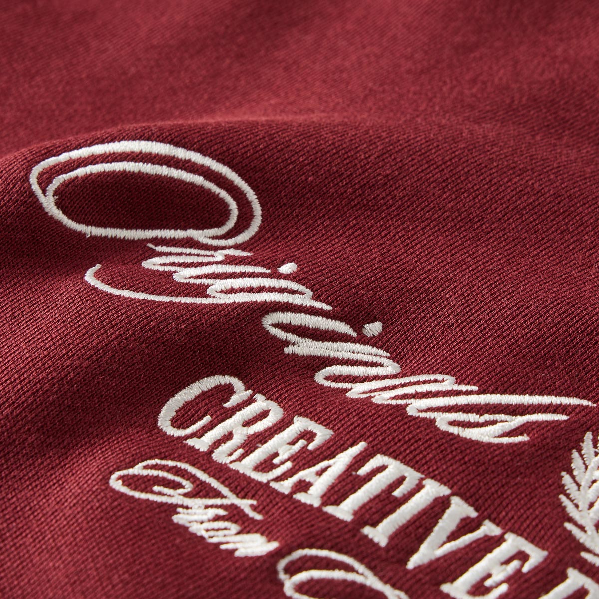 Jack&Jones Hoodie aus Baumwoll-Jersey dunkelrot