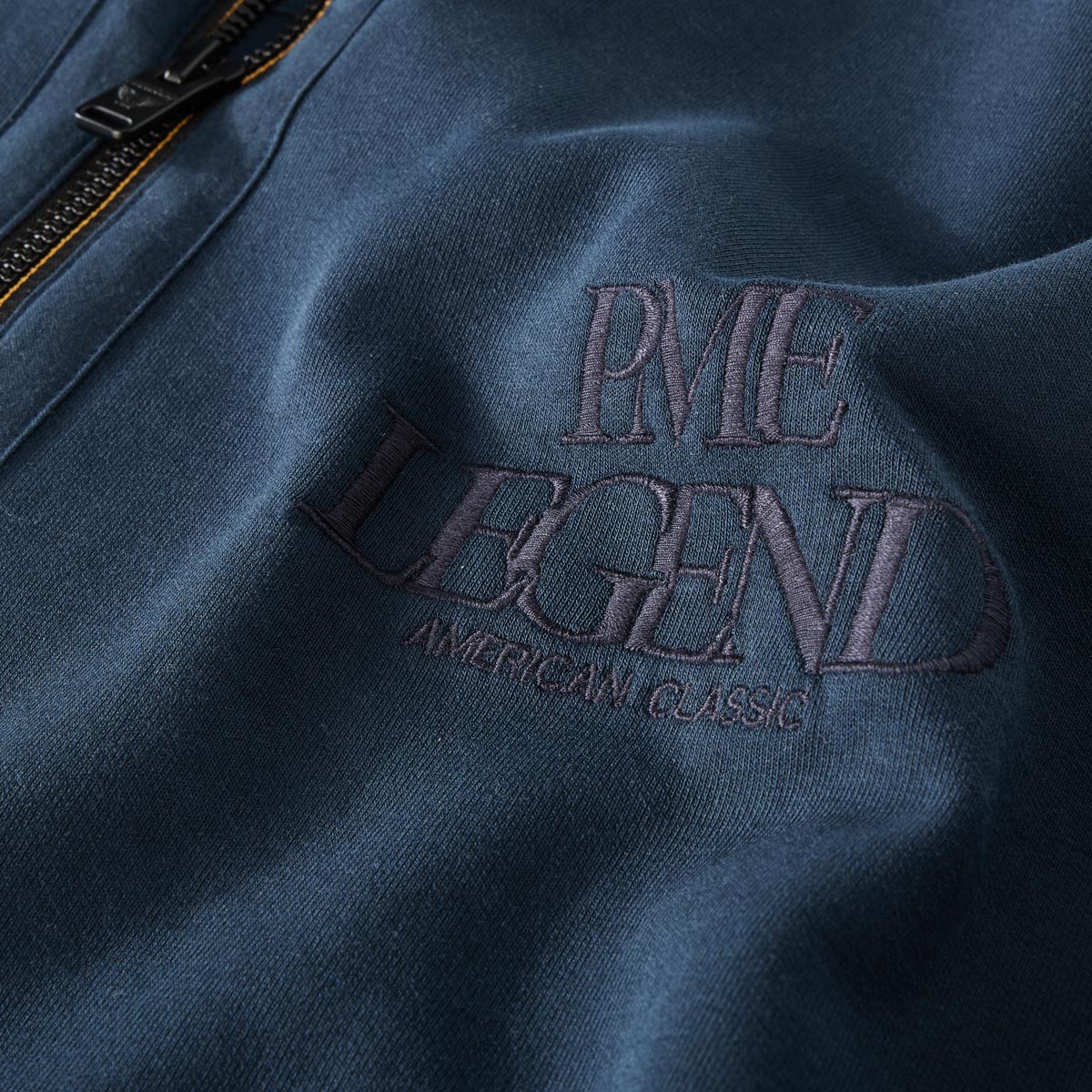 PME LEGEND Sweatshirt mit Stretch dunkelblau