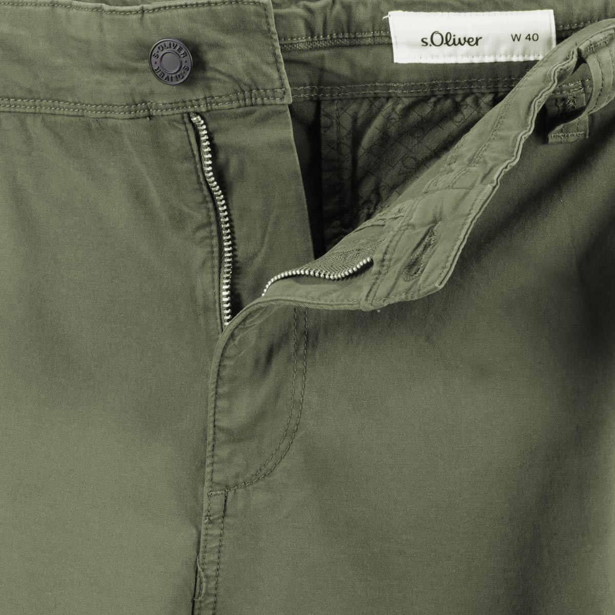 s.Oliver Cargo-Shorts mit Stretch oliv s.Oliver Cargo-Shorts mit Stretch oliv
