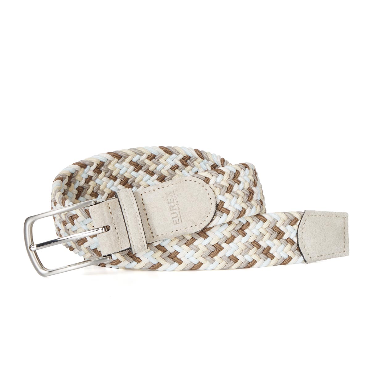 Stretch-Gürtel mit Flechtmuster, Überlänge