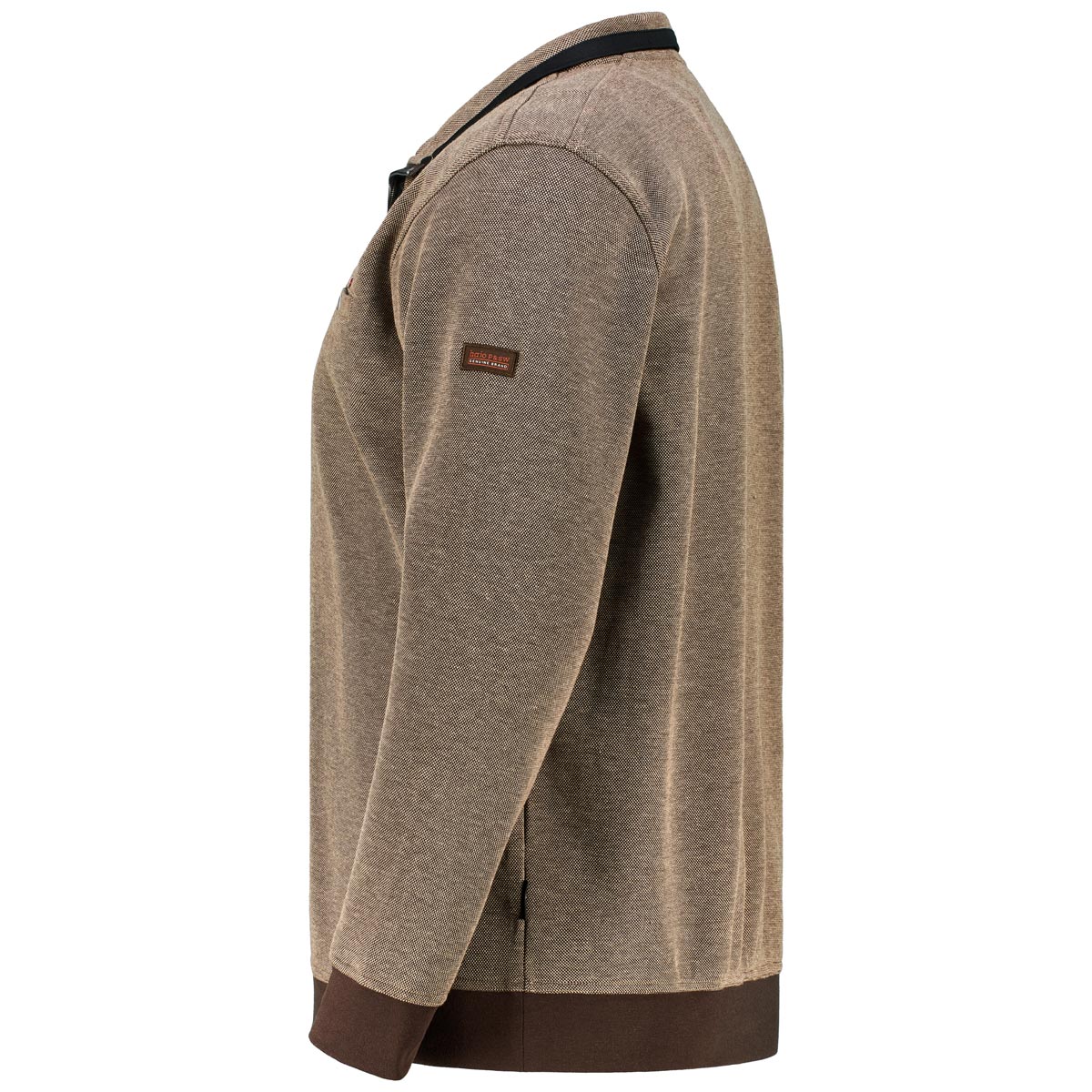 Hajo Sweatshirt mit "Stay Fresh" sand