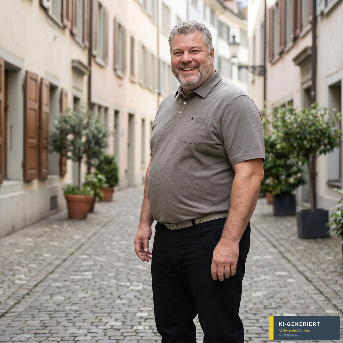 Hajo Poloshirt "Soft Knit", hautsympathisch hellgrau