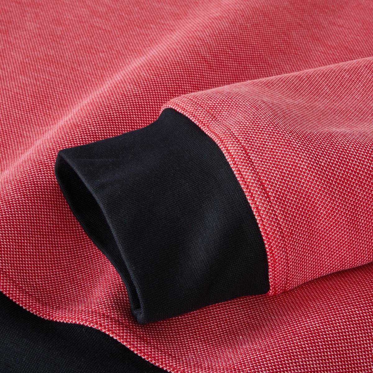 Hajo Sweatshirt "Stay Fresh", bügelfrei rot