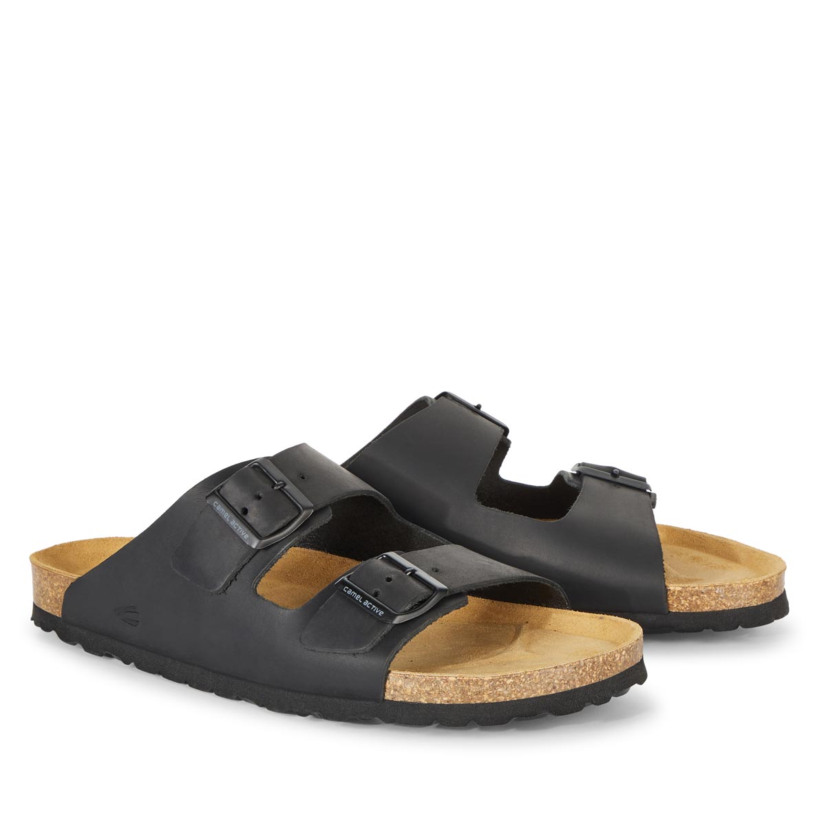 camel active Riemensandale aus Leder Farbe schwarz Größe: EU48 günstig online kaufen