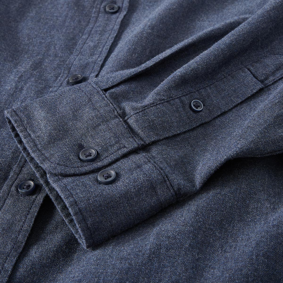 Jack&Jones Freizeithemd mit Biobaumwolle blau