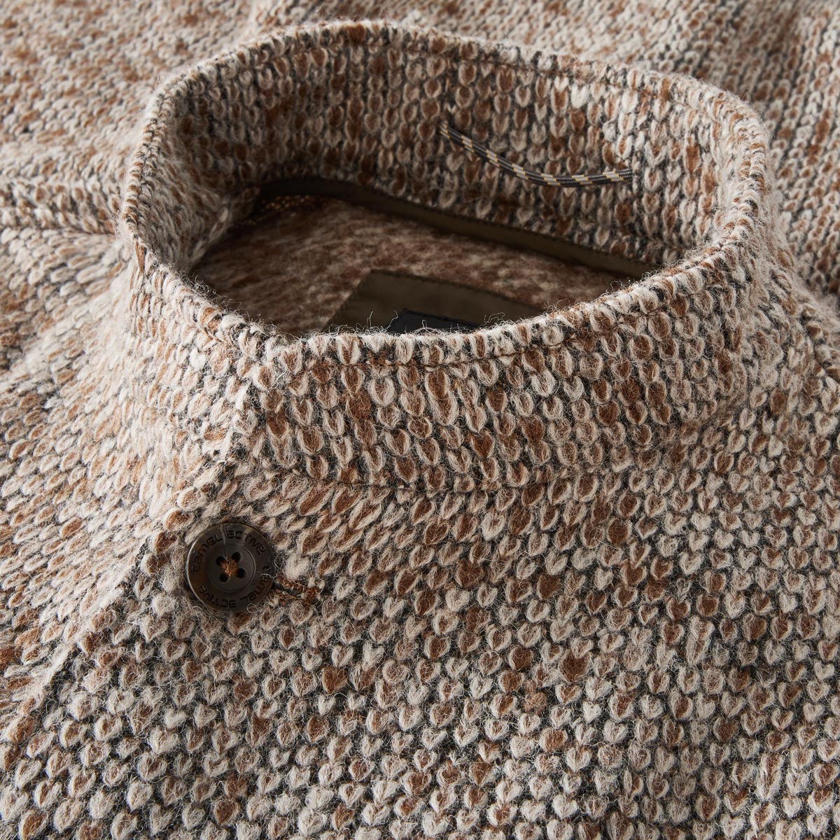 camel active Wollsakko mit antibakterieller Ausstattung braun