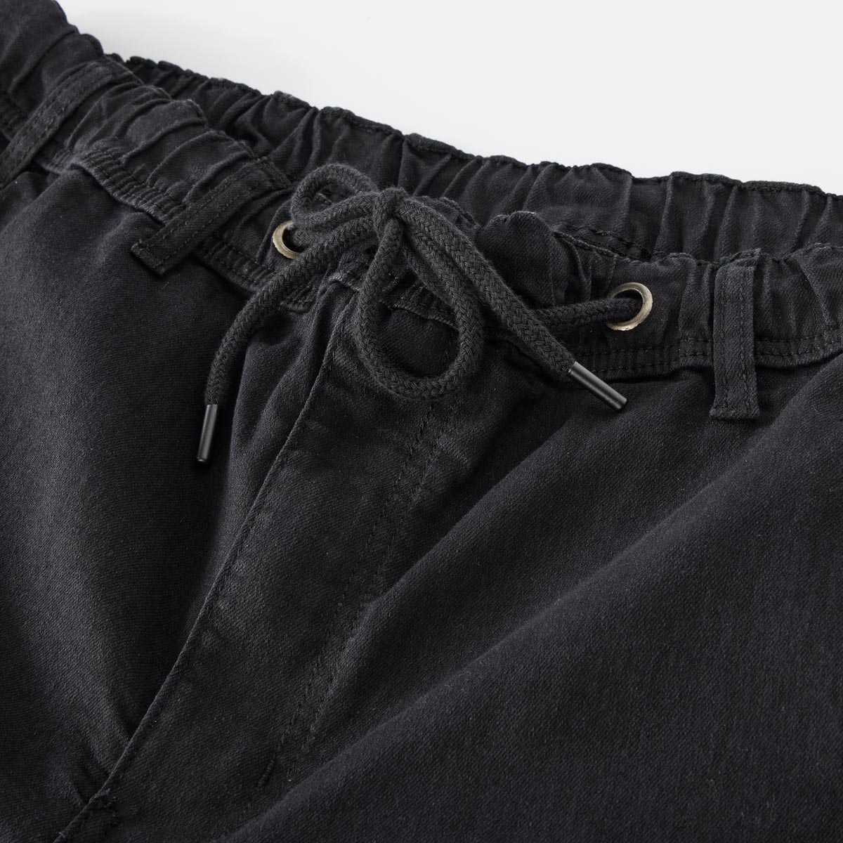 ADAMO Schlupfjeans mit Dehnbund, Regular Fit schwarz