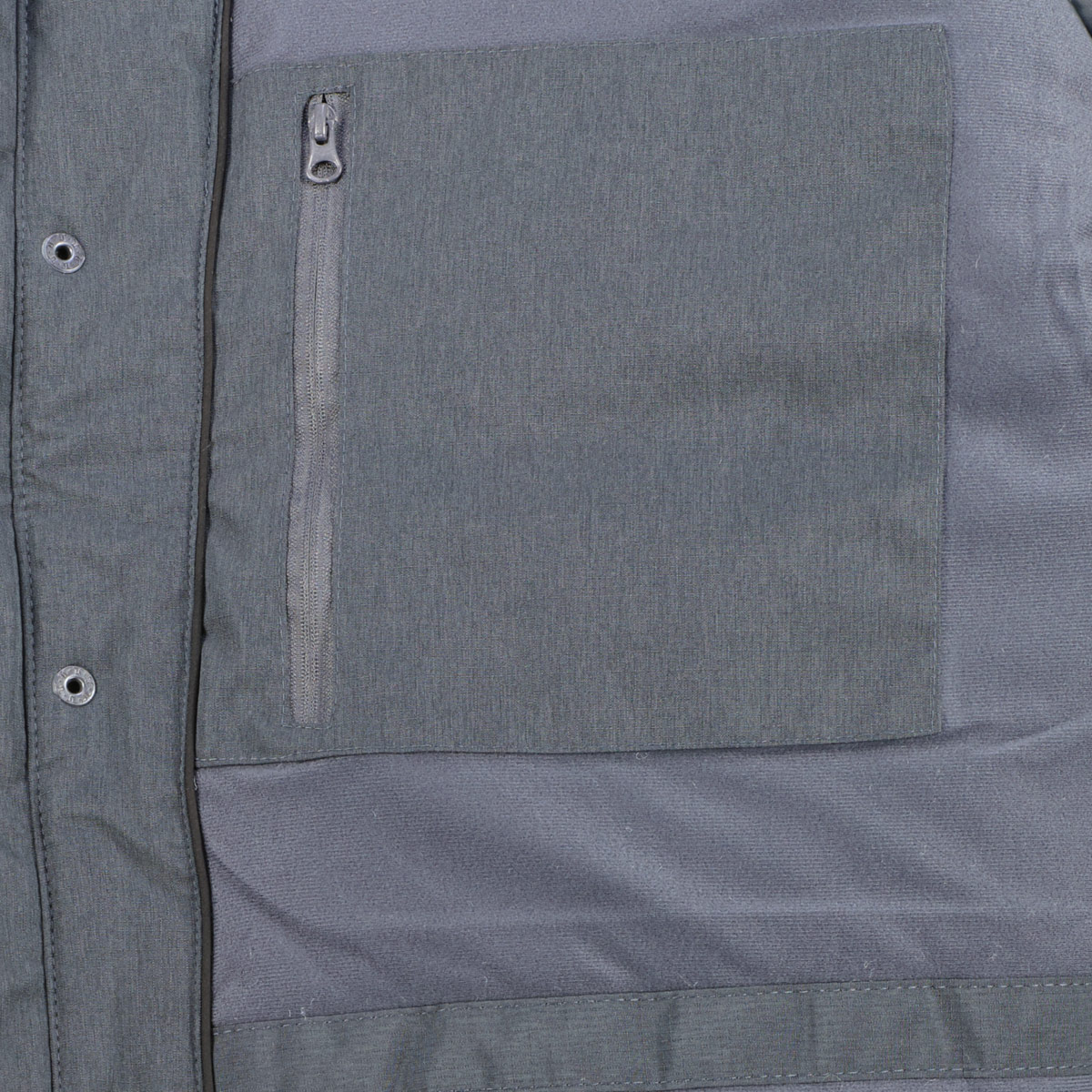 Blue Wave Wattierte Funktionsjacke, wasser- und winddicht anthrazit