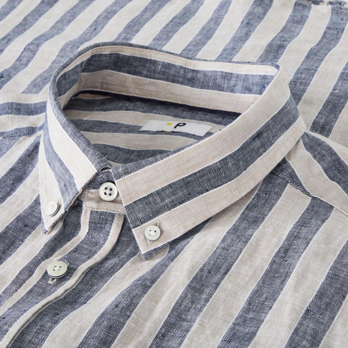 Pfundskerl Freizeithemd aus Leinen beige