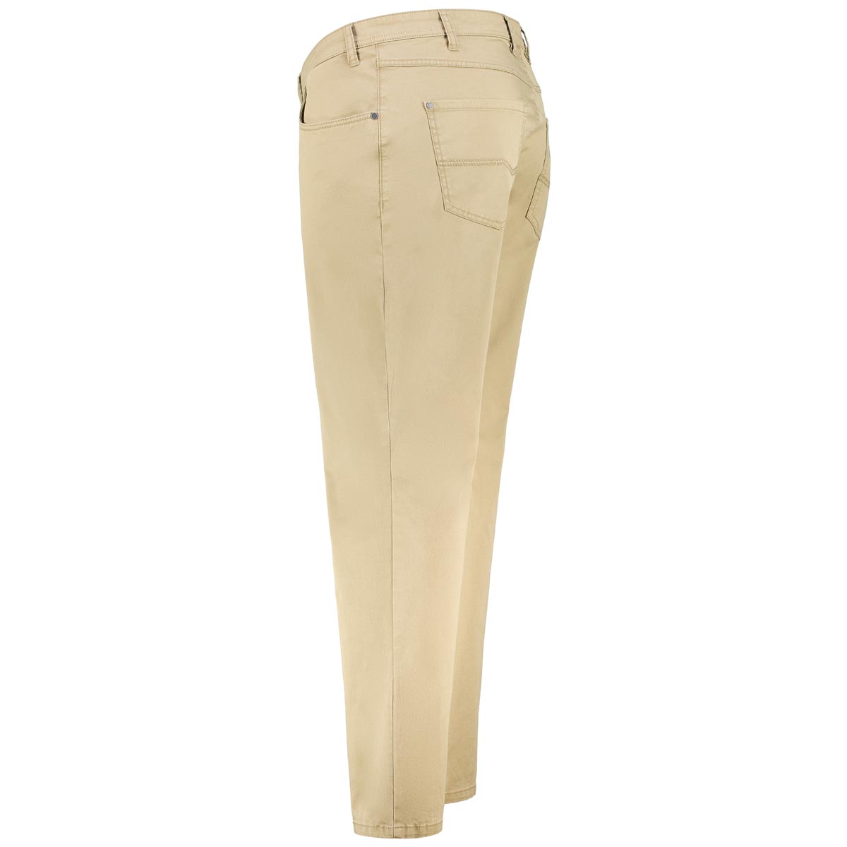 Pfundskerl Baumwollhose mit Stretch, Tapered Fit Farbe beige Größe: 48/32 günstig online kaufen
