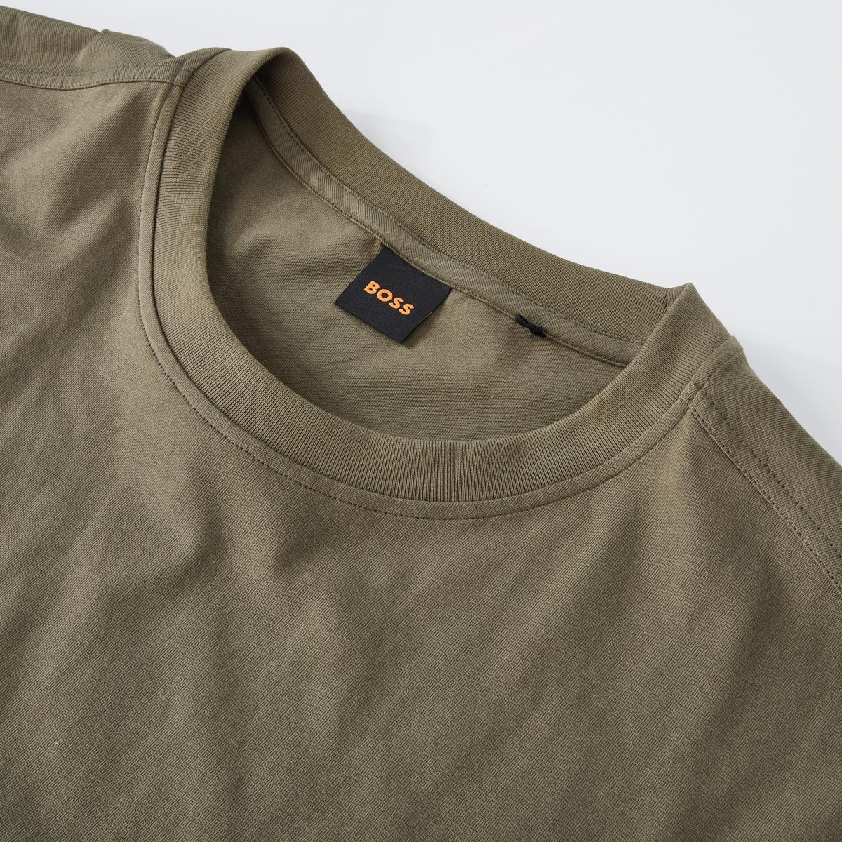 BOSS T-Shirt aus Baumwolle khaki