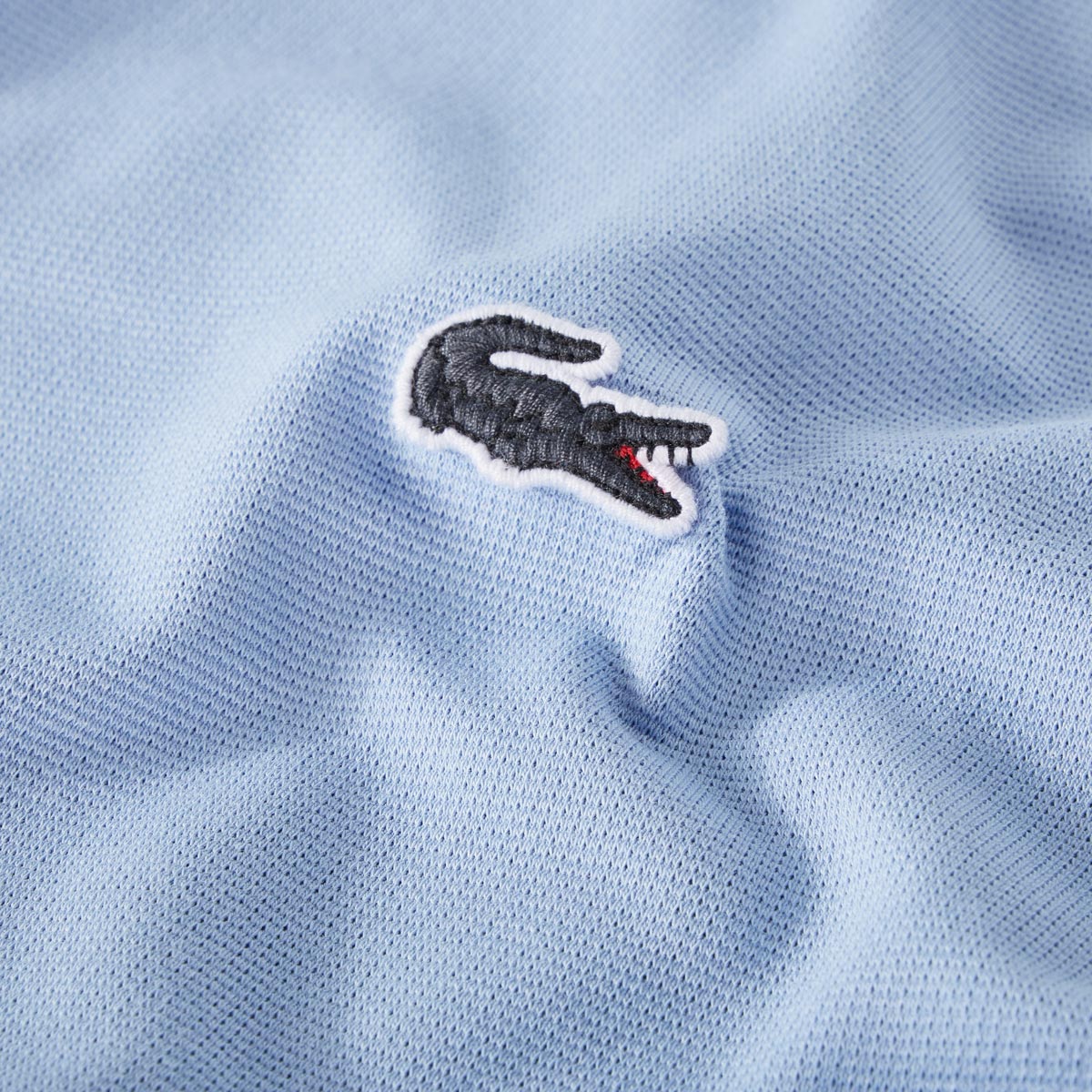 LACOSTE Poloshirt mit Stretch hellblau