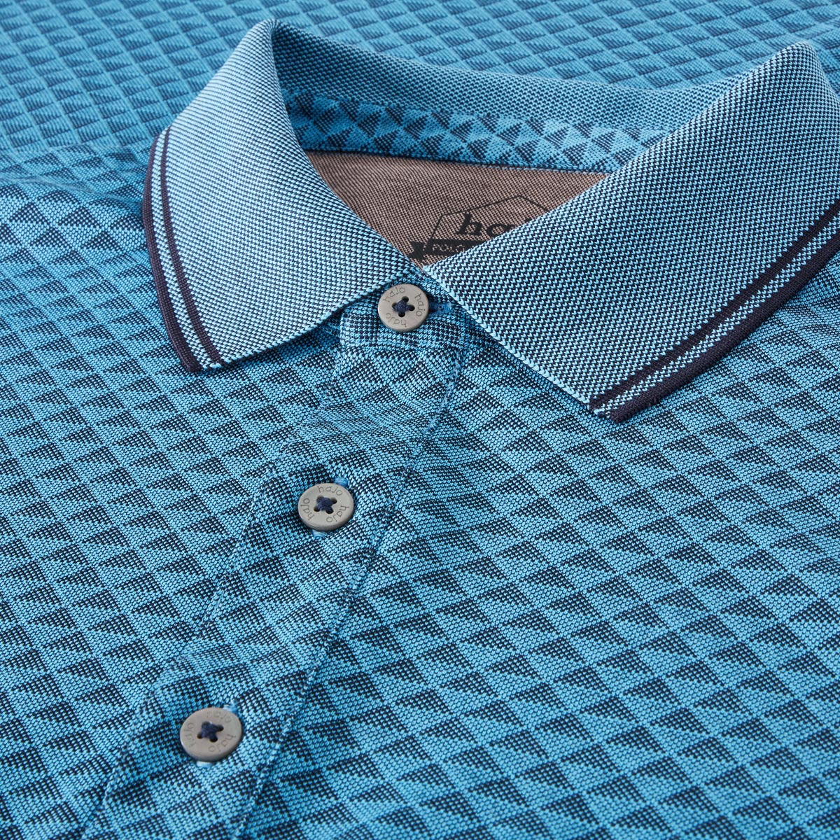 Hajo Poloshirt "Stay Fresh", bügelfrei lichtblau