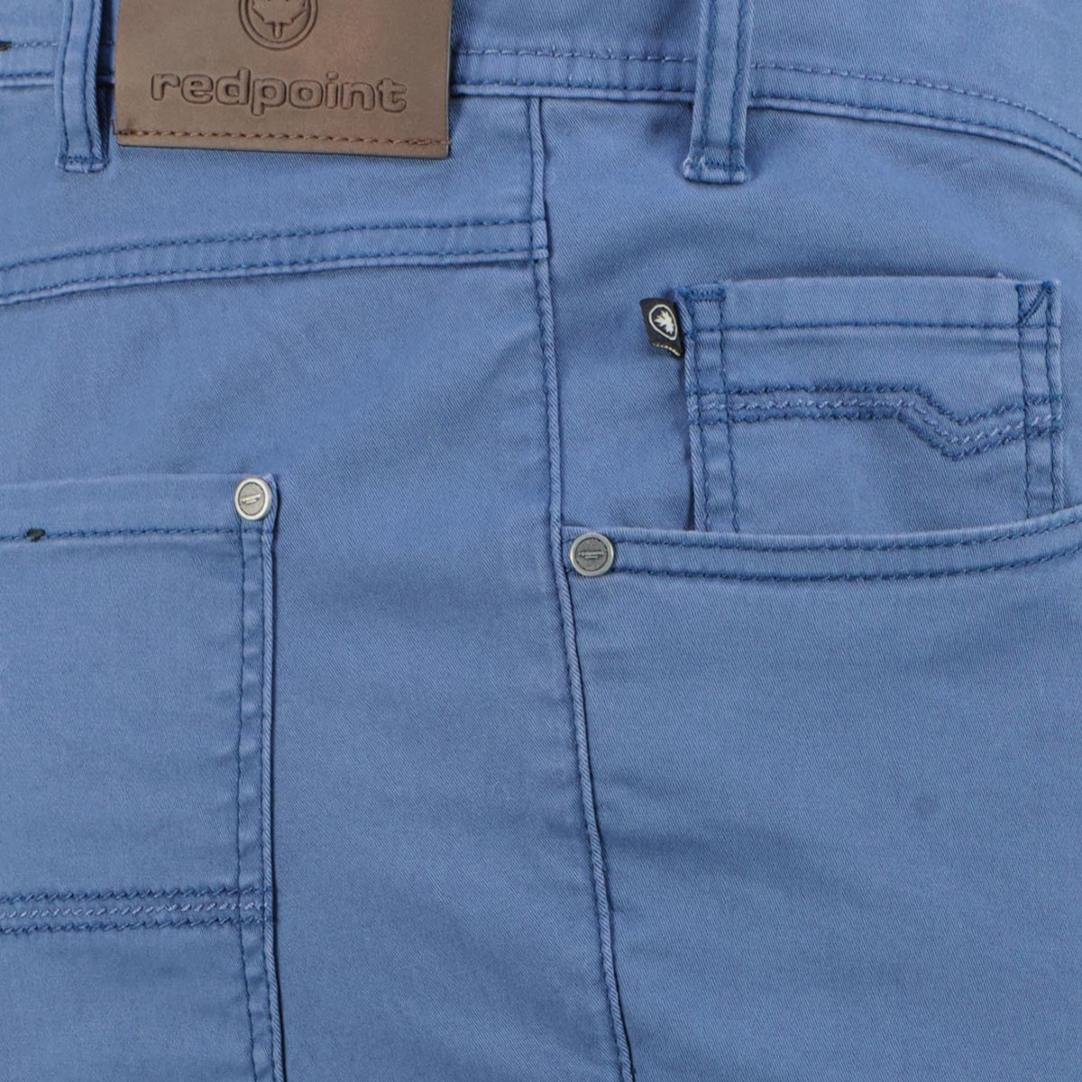 Redpoint Baumwollhose "Montreal" mit Stretch, Tapered Fit blau