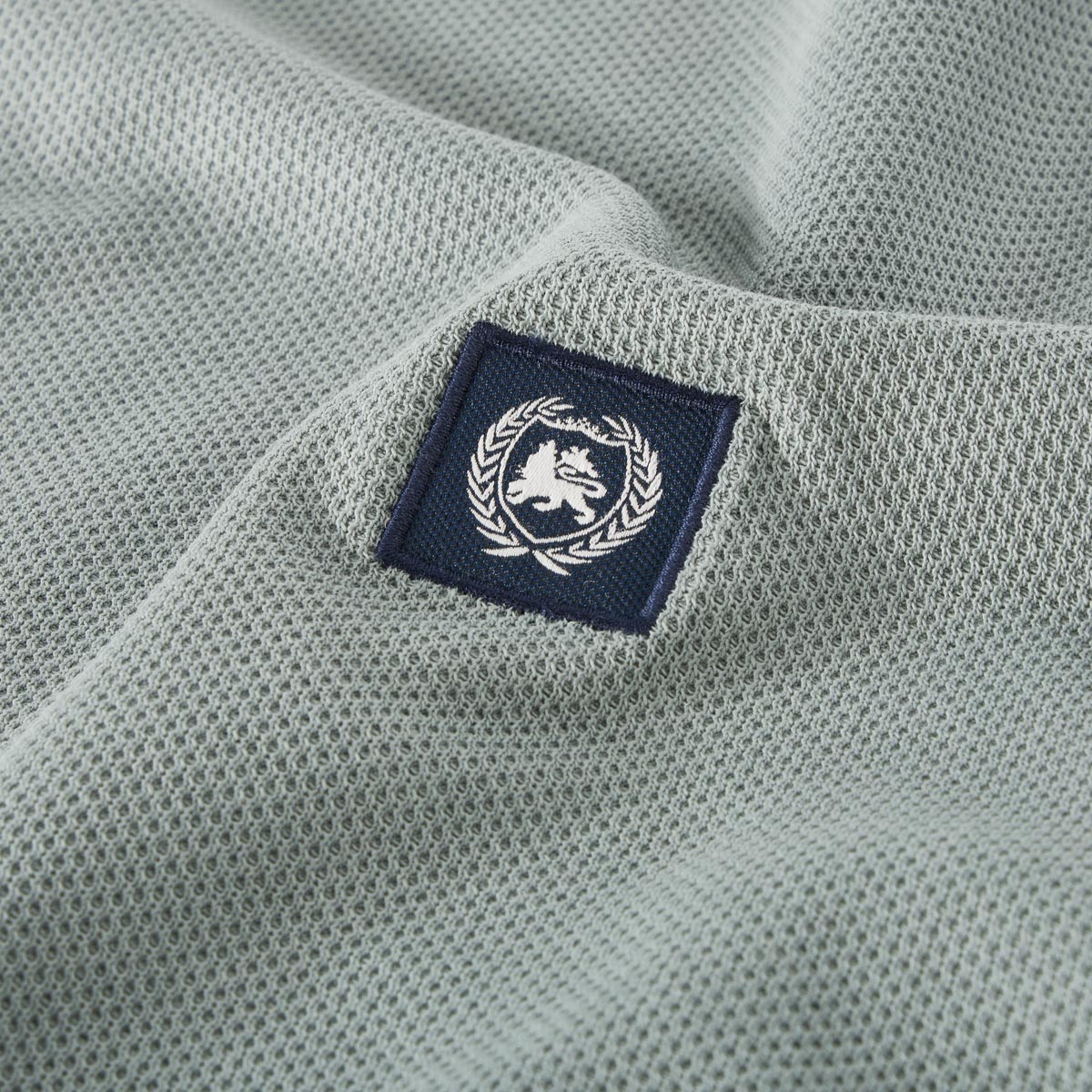 Lerros T-Shirt mit Strukturgewebe grau