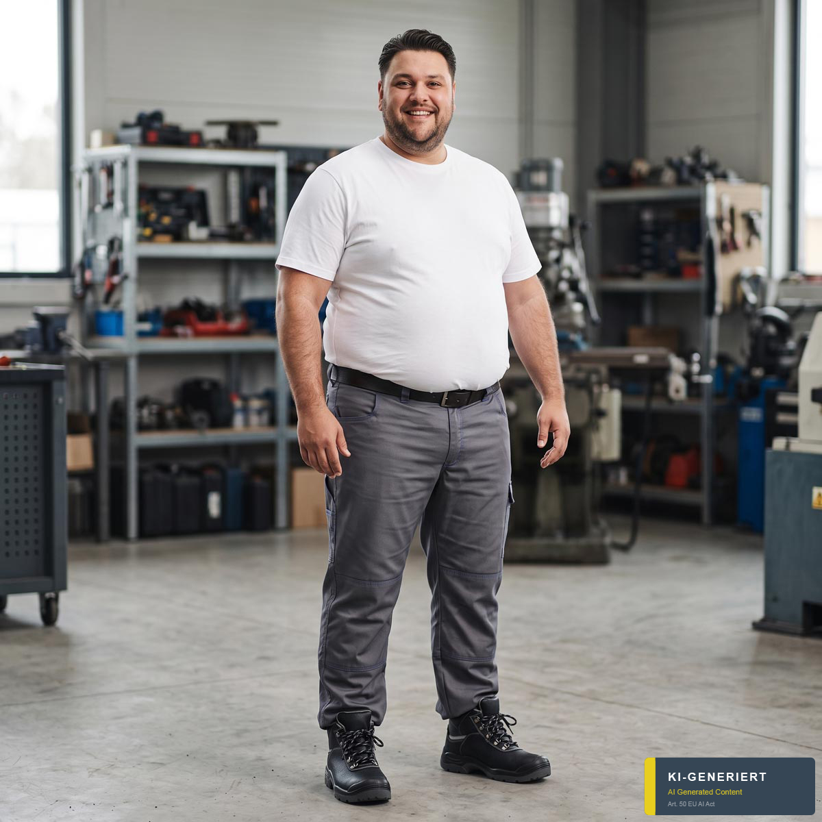 ADAMO Cargo-Arbeitshose, Regular Fit, praktisch und robust anthrazit