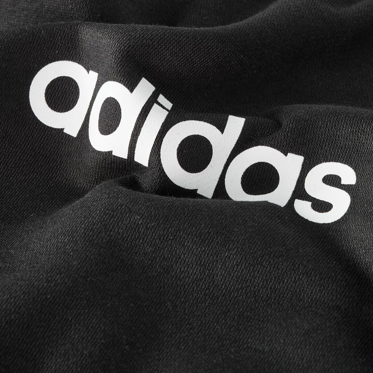 adidas Hoodie aus Materialmix schwarz