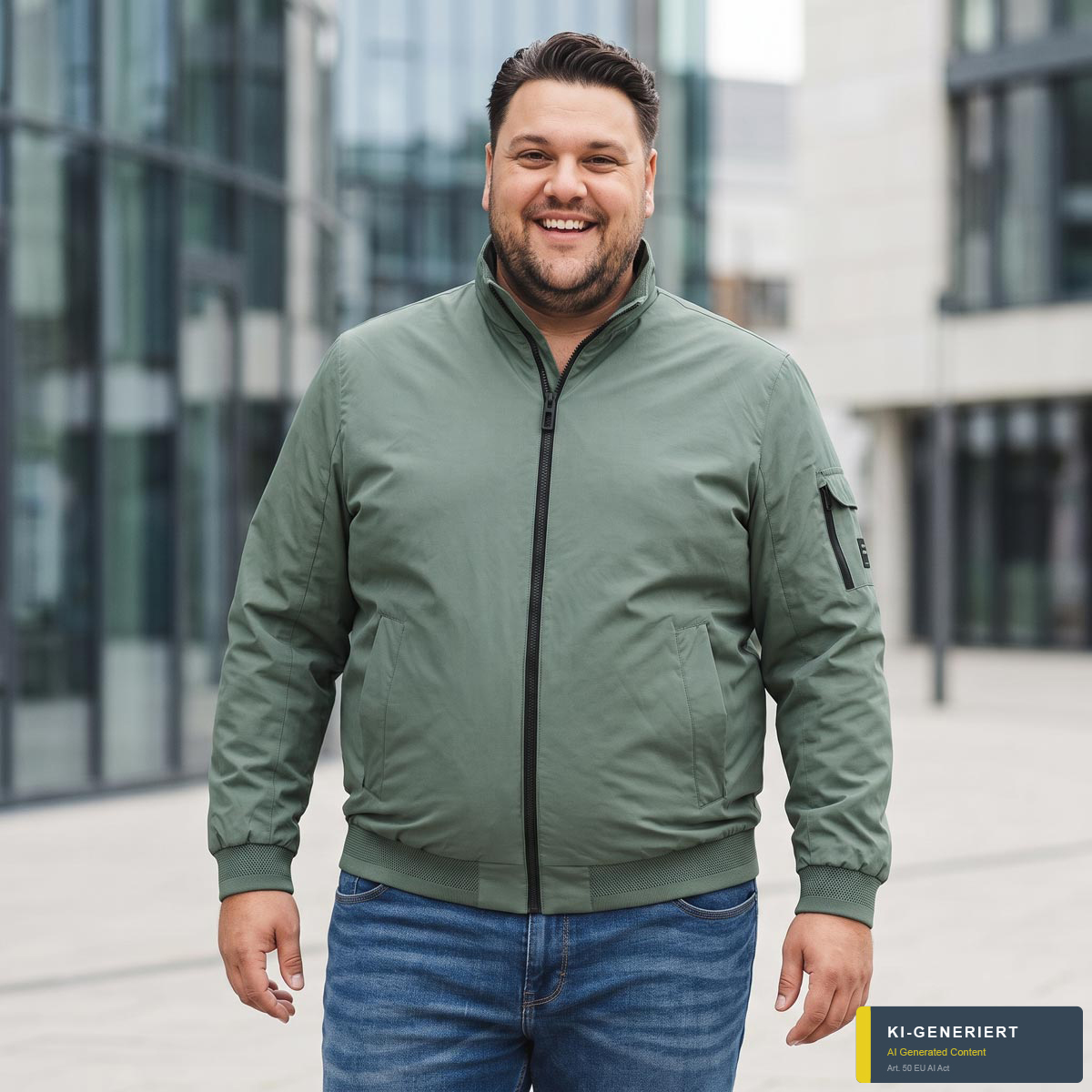 CASA MODA Blouson, wind- und wasserabweisend türkis