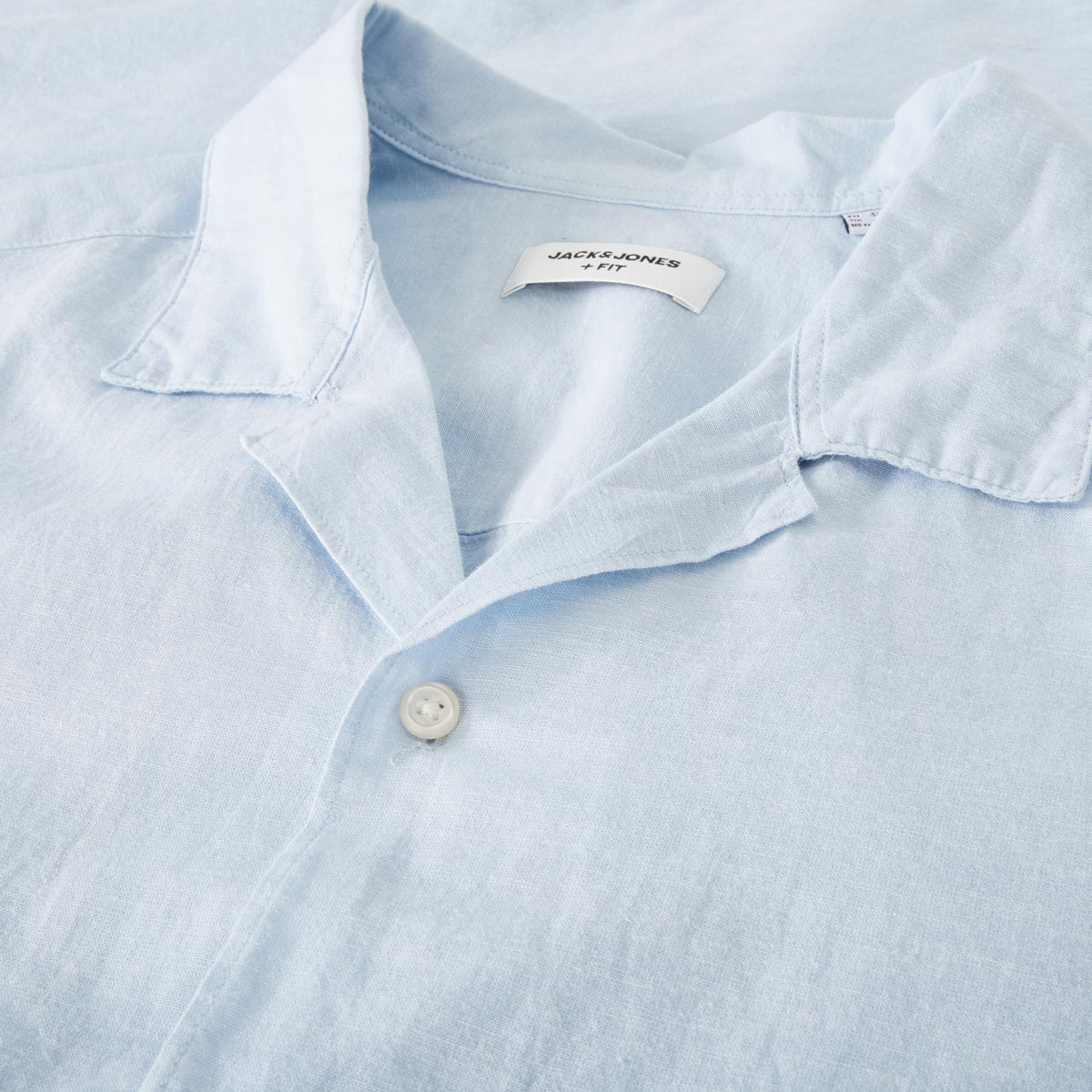 Jack&Jones Freizeithemd mit Leinen hellblau