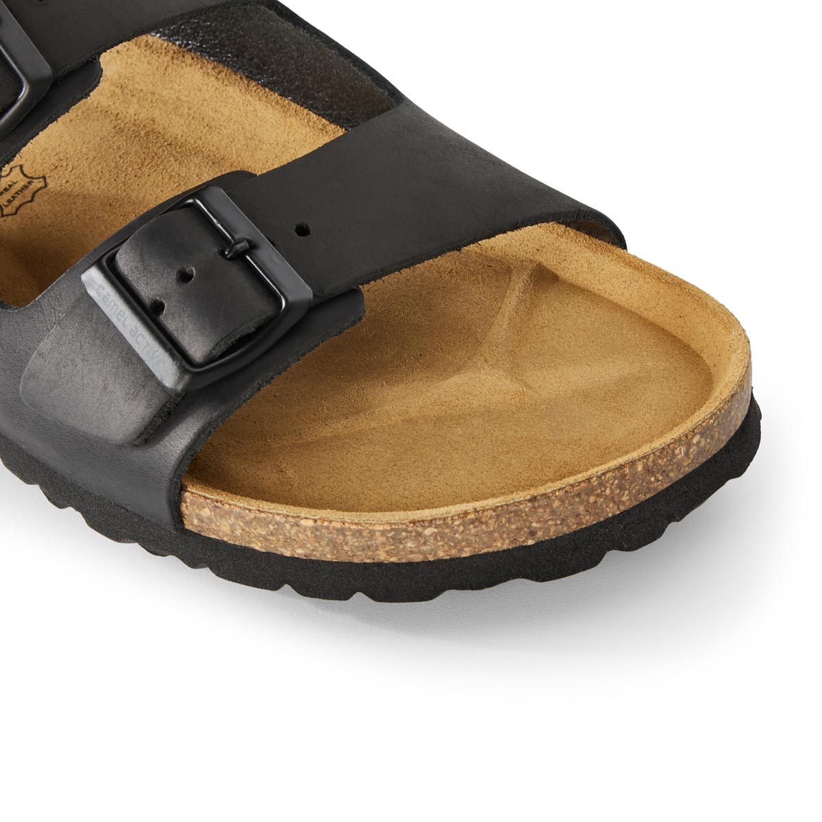 camel active Riemensandale aus Leder schwarz