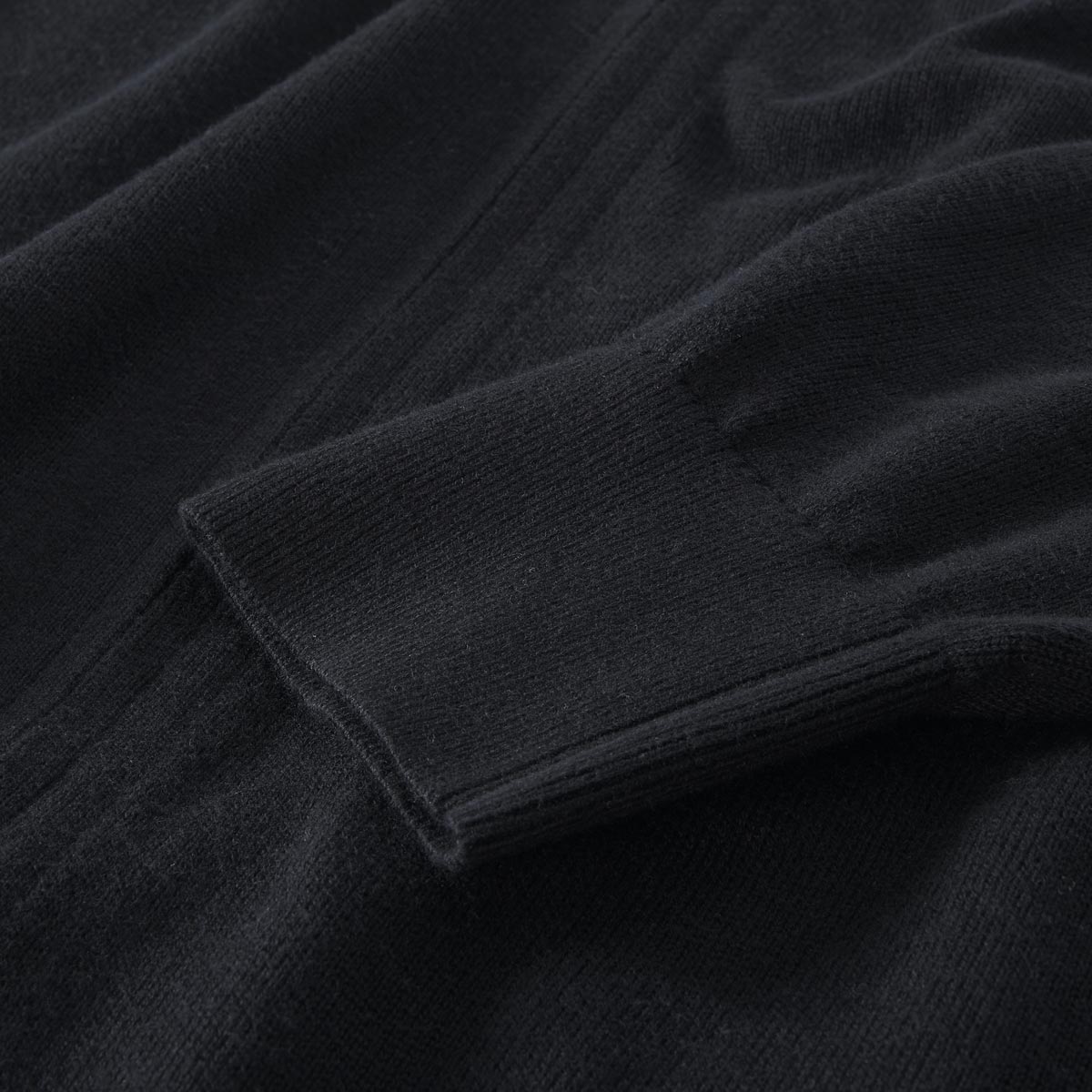 Tommy Hilfiger Feinstrickjacke mit Kaschmir schwarz