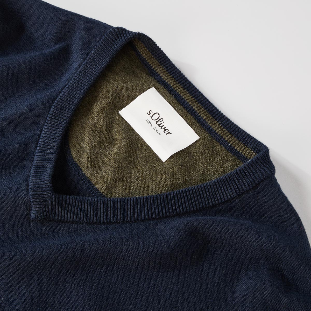 s.Oliver Strick-Pullover blau