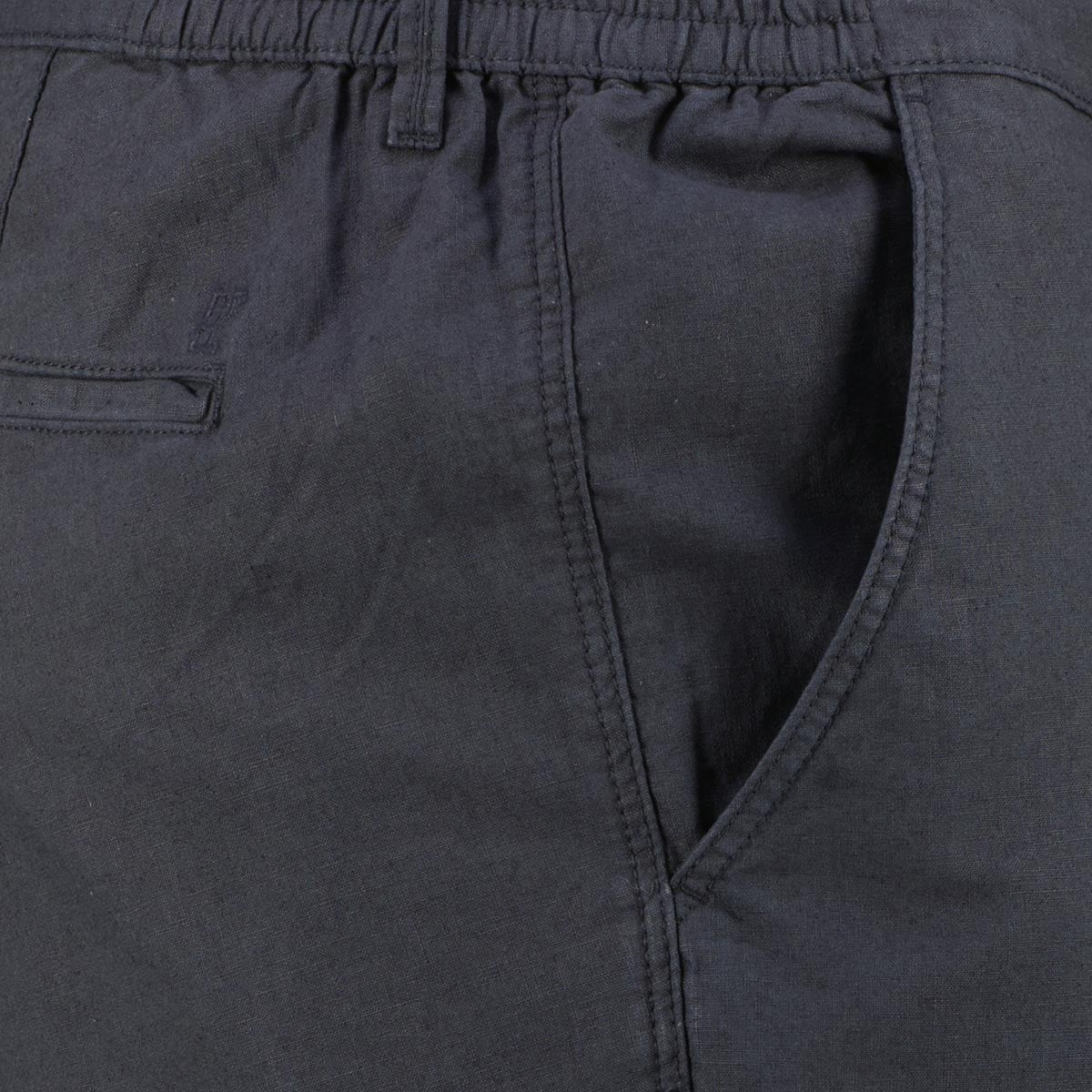 Redpoint Chinos mit Leinen dunkelblau Redpoint Chinos mit Leinen dunkelblau
