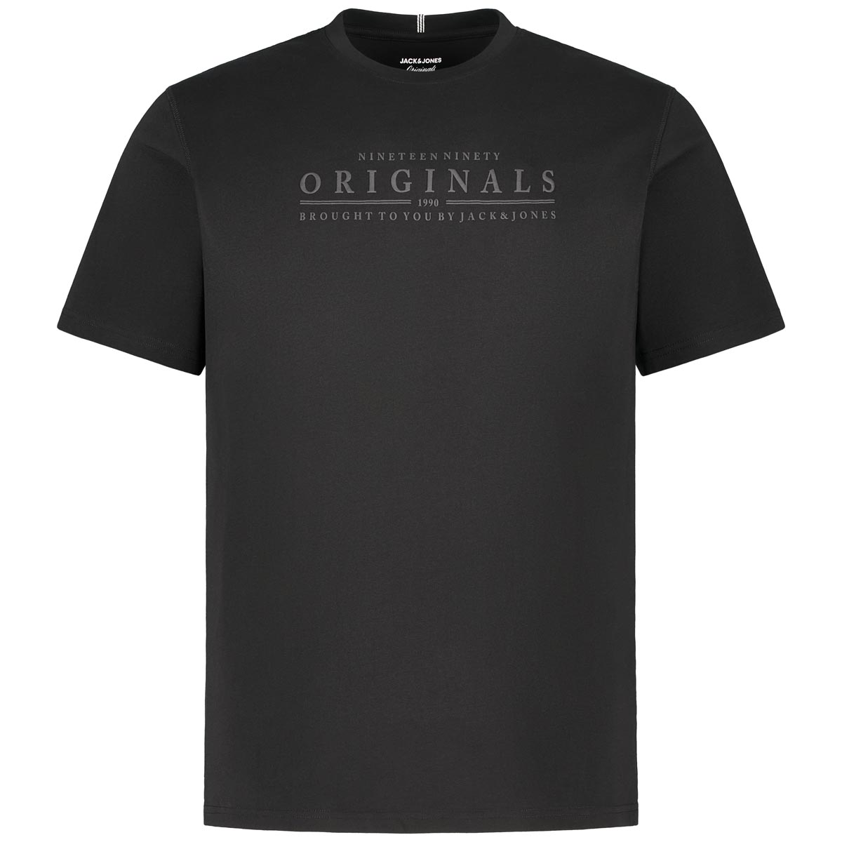 T-Shirt mit Label-Print