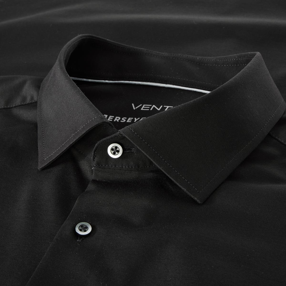 CASA MODA Businesshemd aus Stretch-Jersey schwarz