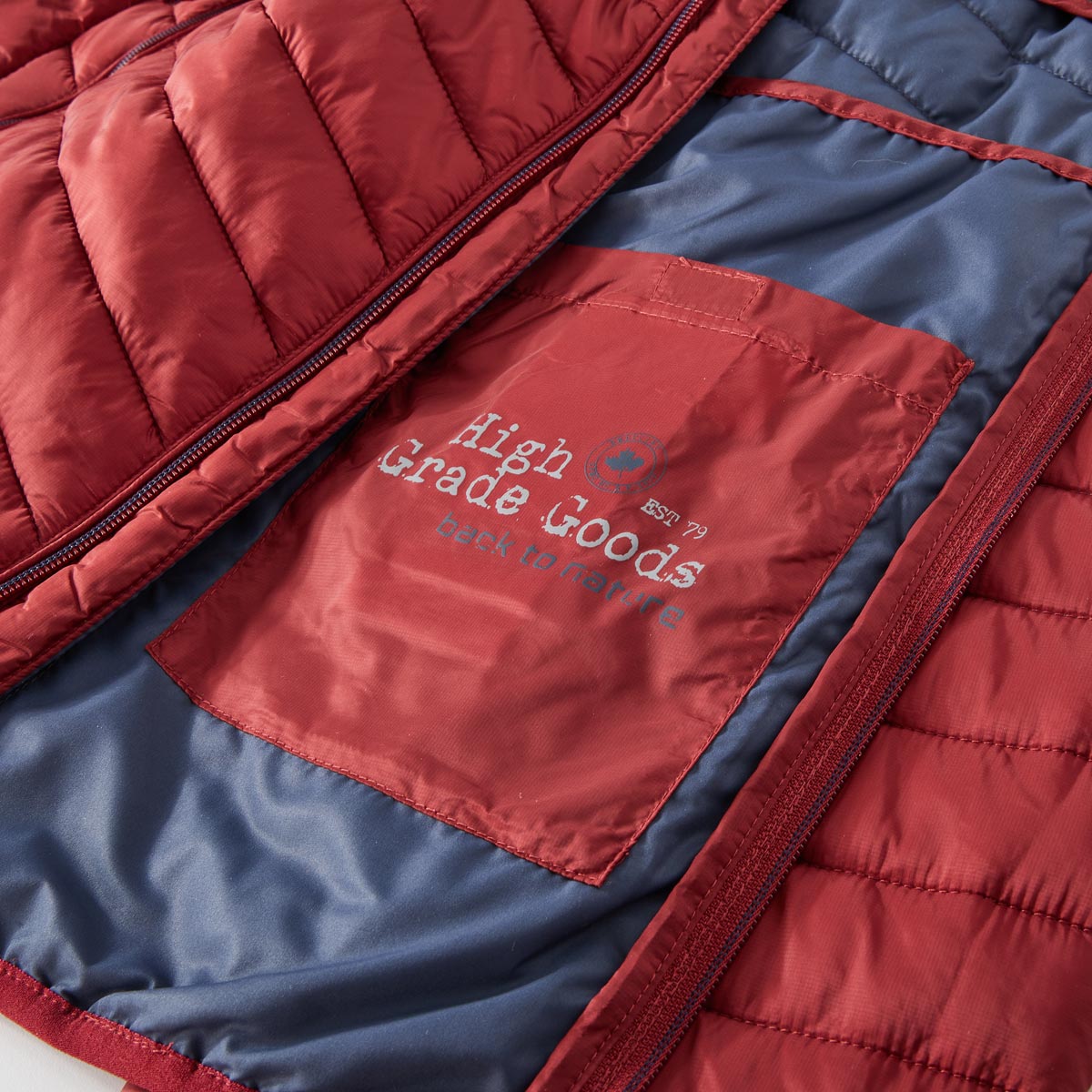 Redpoint Federleichte Steppjacke "Walker" weinrot