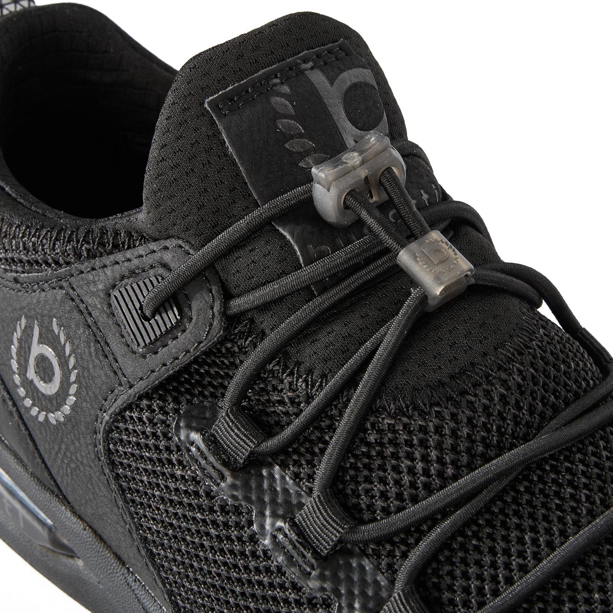 bugatti Sneaker mit elastischer Schnürung, leicht schwarz