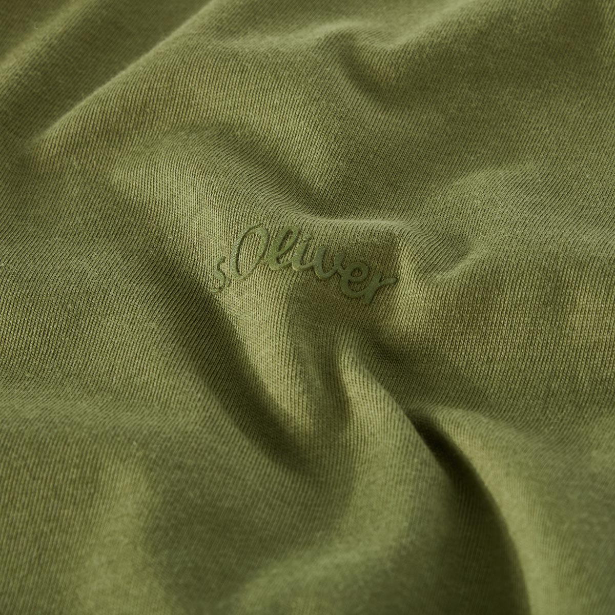 s.Oliver Basic-T-Shirt oliv