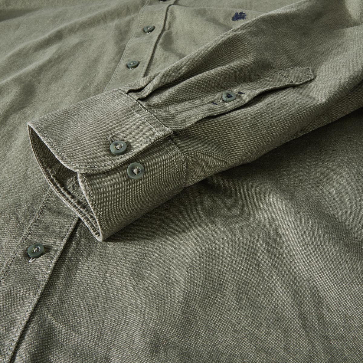 Lerros Freizeithemd aus Baumwolle khaki