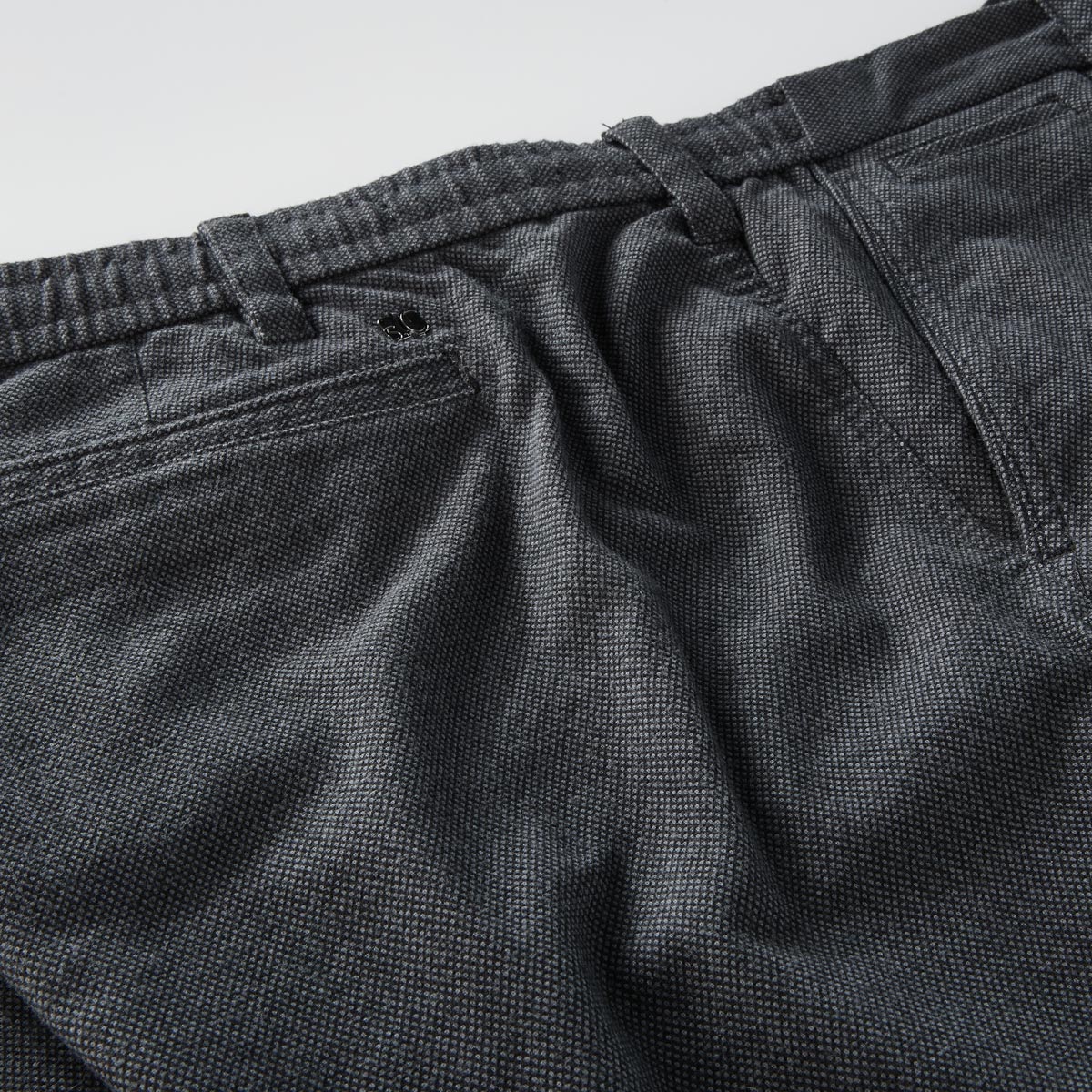 s.Oliver Stretch-Chinos in Wolloptik schwarz