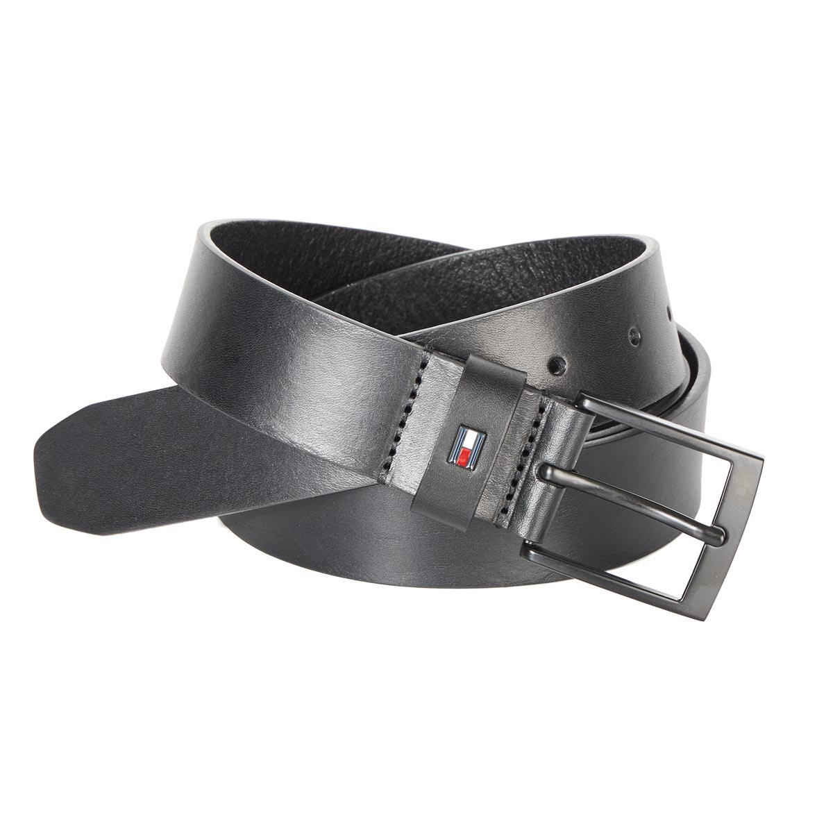 Tommy Hilfiger Gürtel aus Leder Farbe schwarz Größe: 140 günstig online kaufen