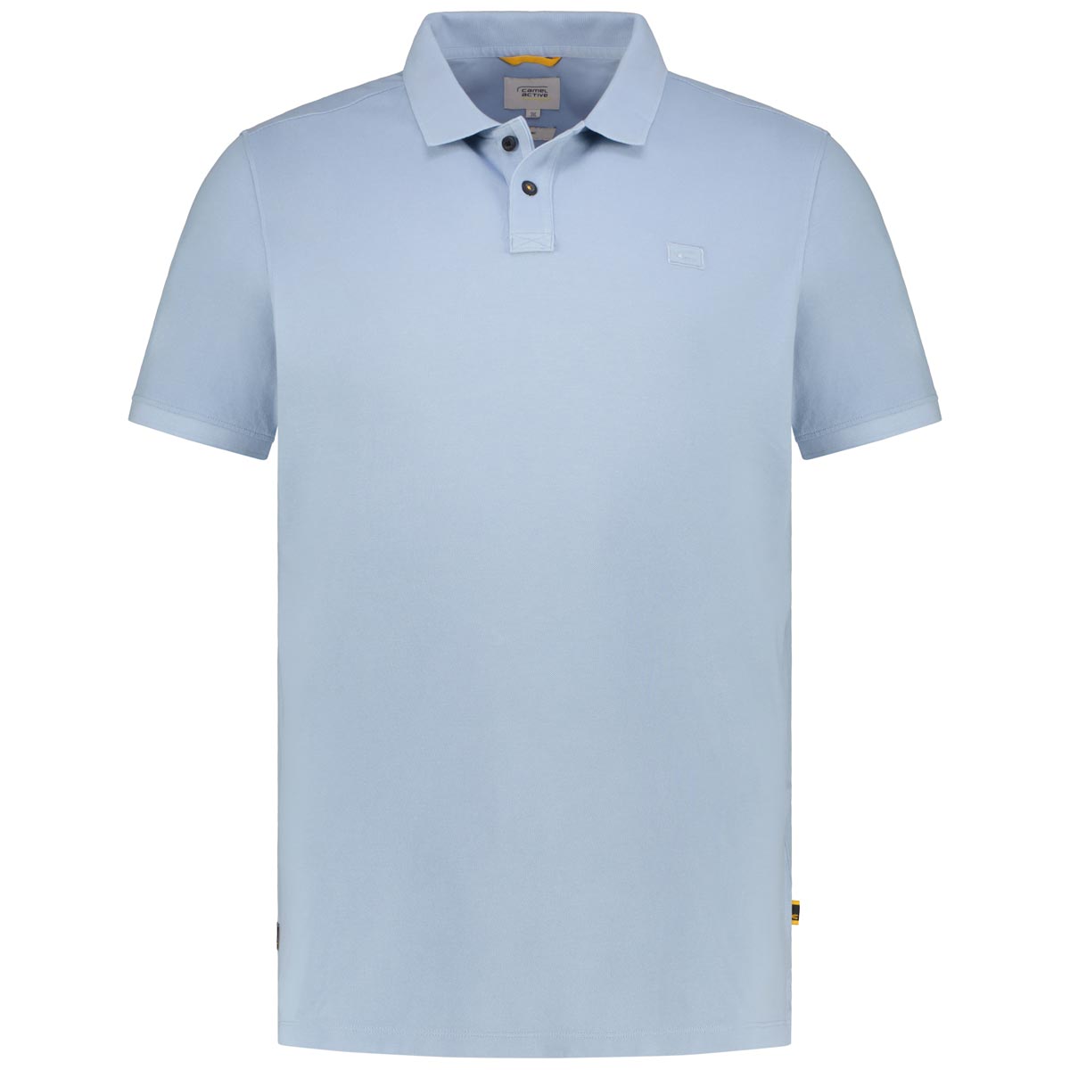 Poloshirt mit Garment-Dye-Färbung