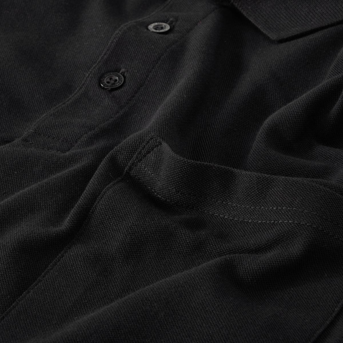 ADAMO Poloshirt aus Baumwoll-Piqué bis 10XL  schwarz