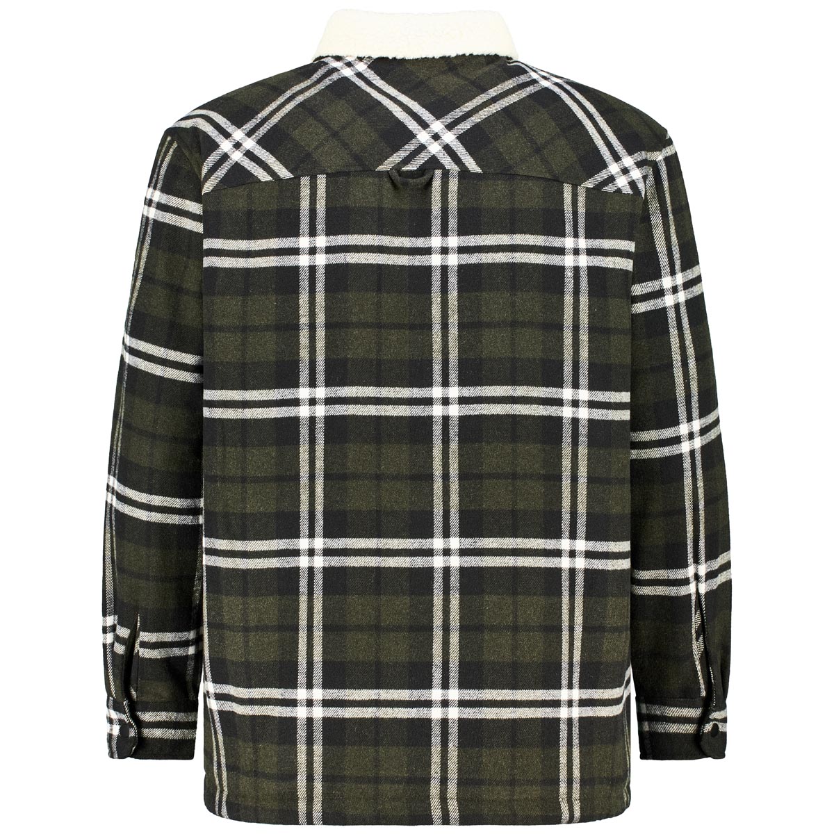 Jack&Jones Hemdjacke mit Teddyfutter oliv