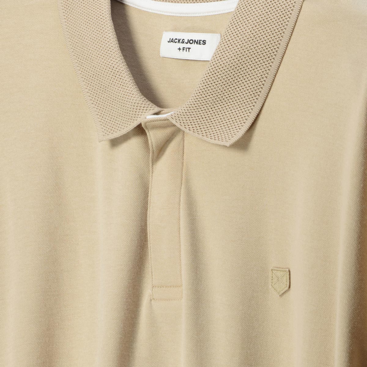 Jack&Jones Poloshirt aus Biobaumwolle beige Jack&Jones Poloshirt aus Biobaumwolle beige