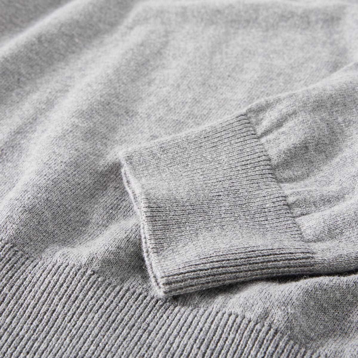 Pfundskerl Feinstrickpullover mit Kaschmir grau