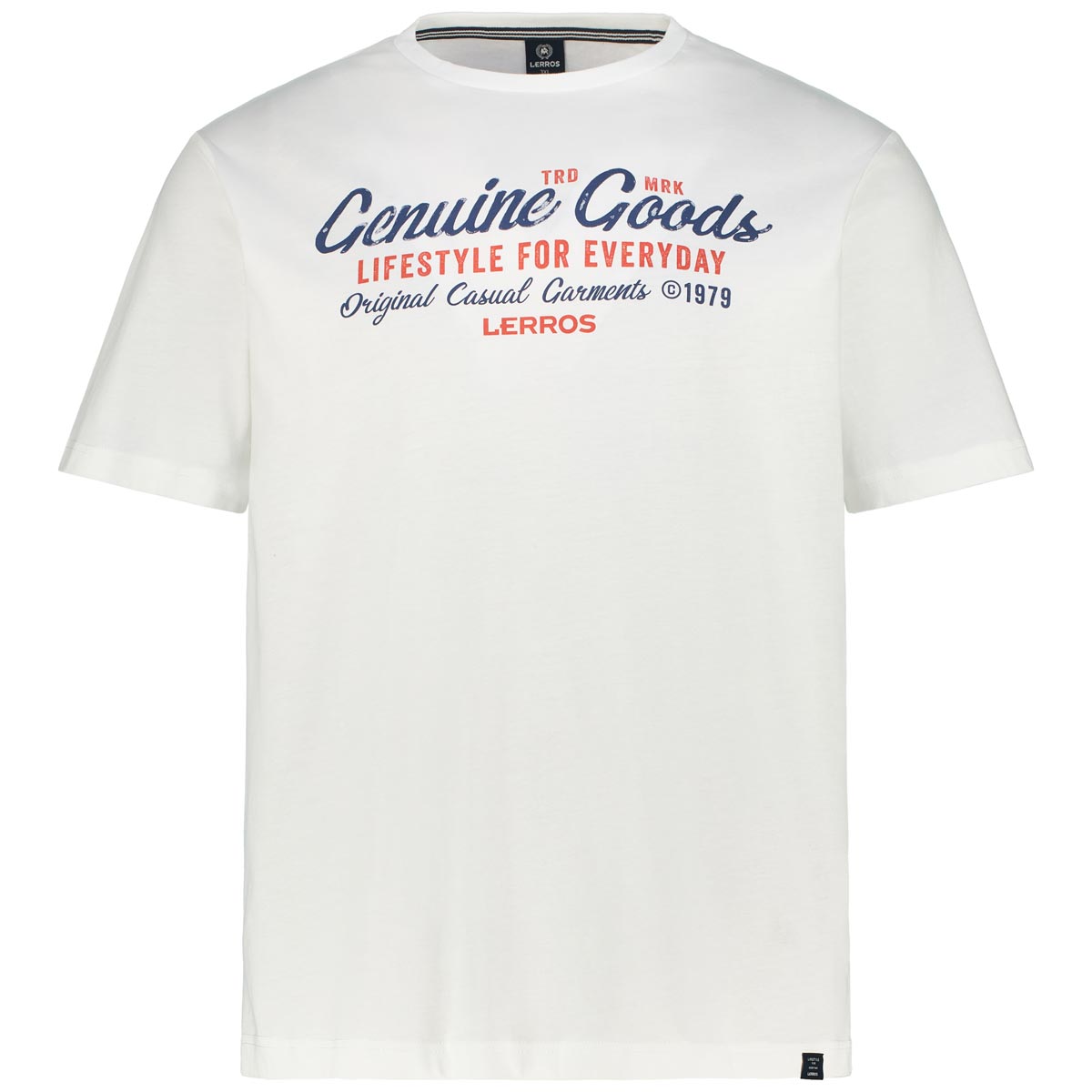 T-Shirt mit Label-Print