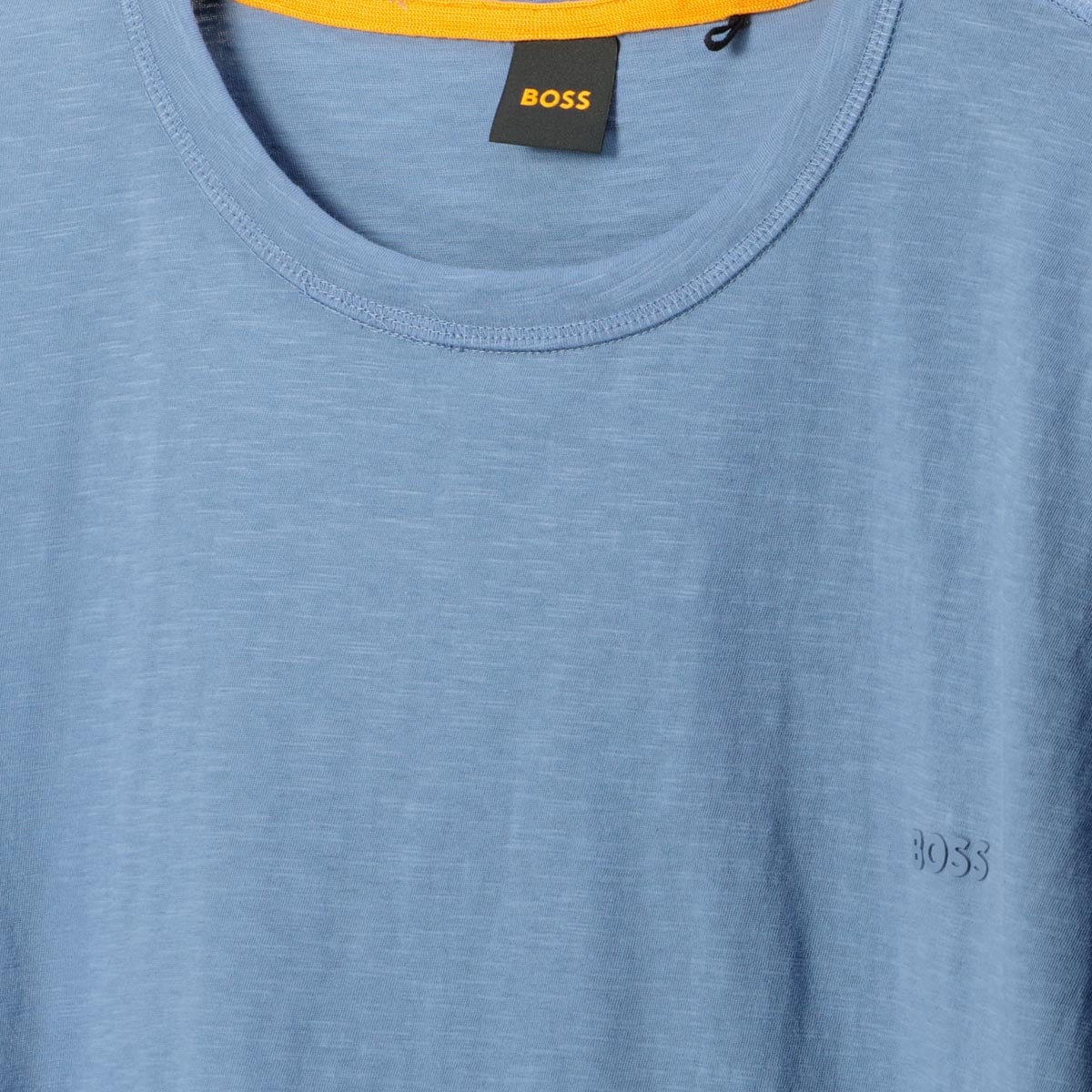 BOSS T-Shirt aus Biobaumwolle graublau BOSS T-Shirt aus Biobaumwolle graublau