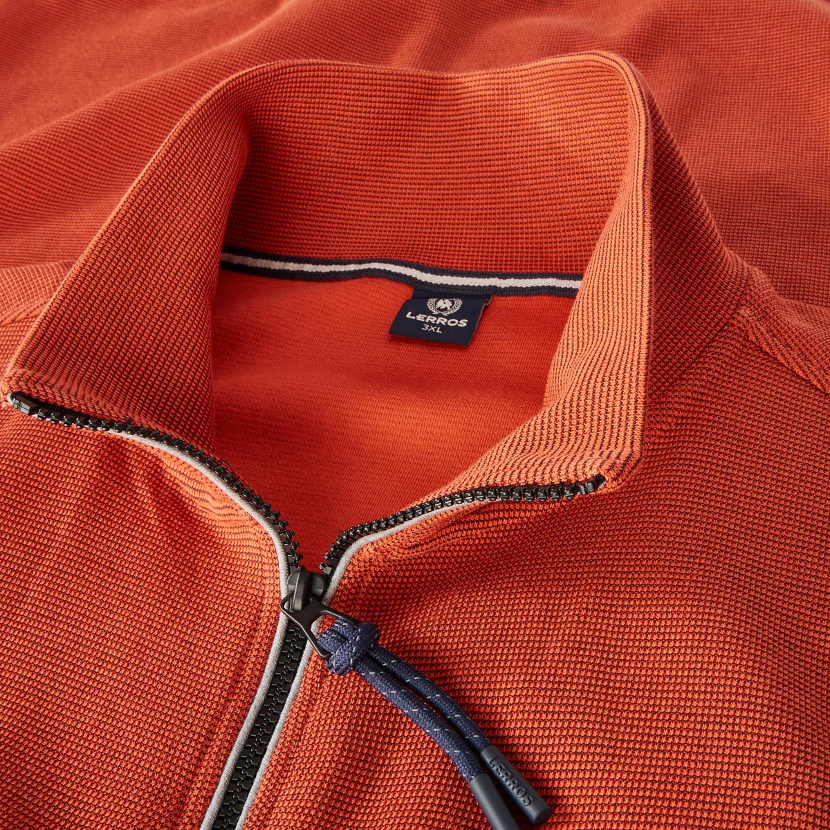 Lerros Sweatshirt aus Baumwolle orange