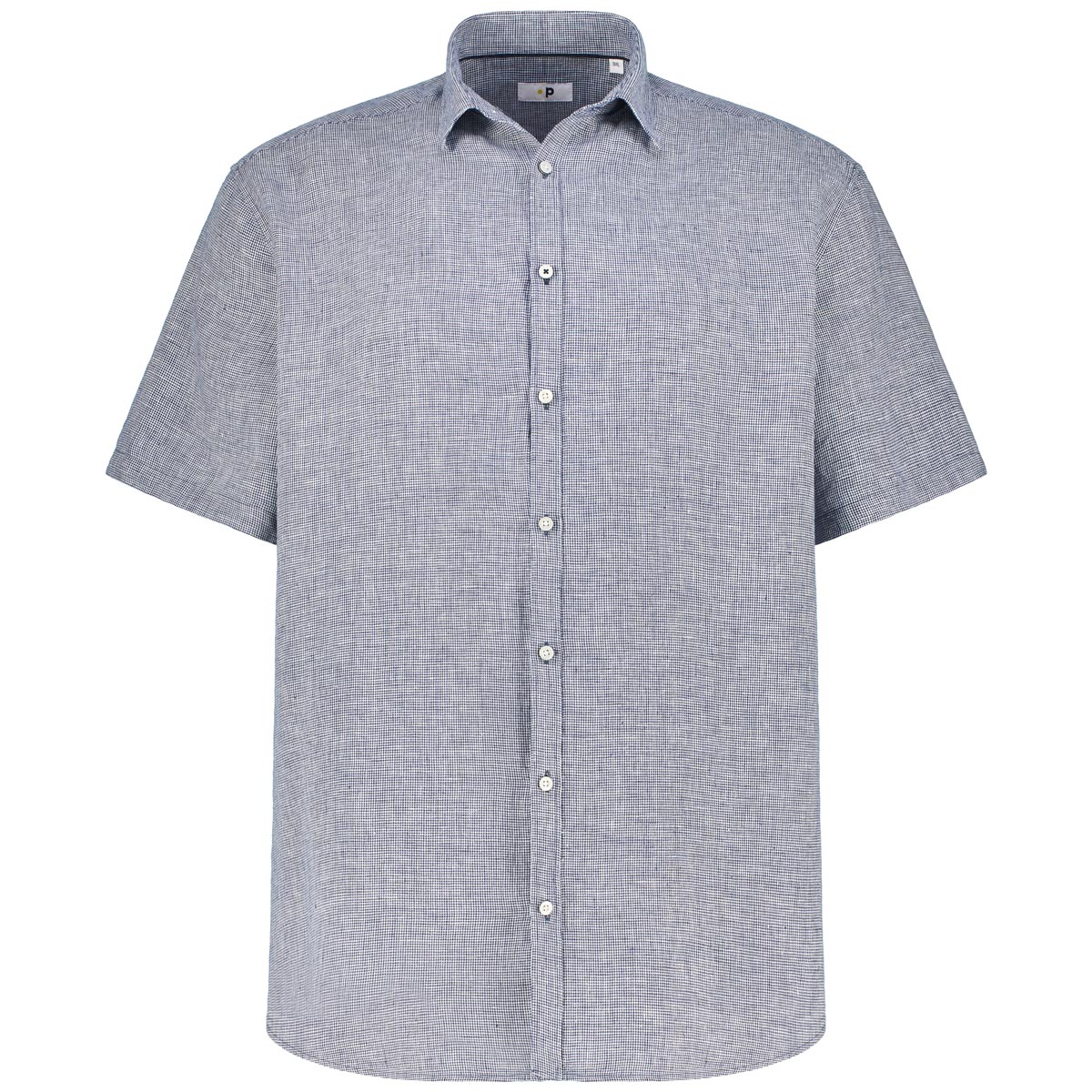 Pfundskerl Trachtenhemd aus Leinen Farbe dunkelblau Größe: 8XL günstig online kaufen