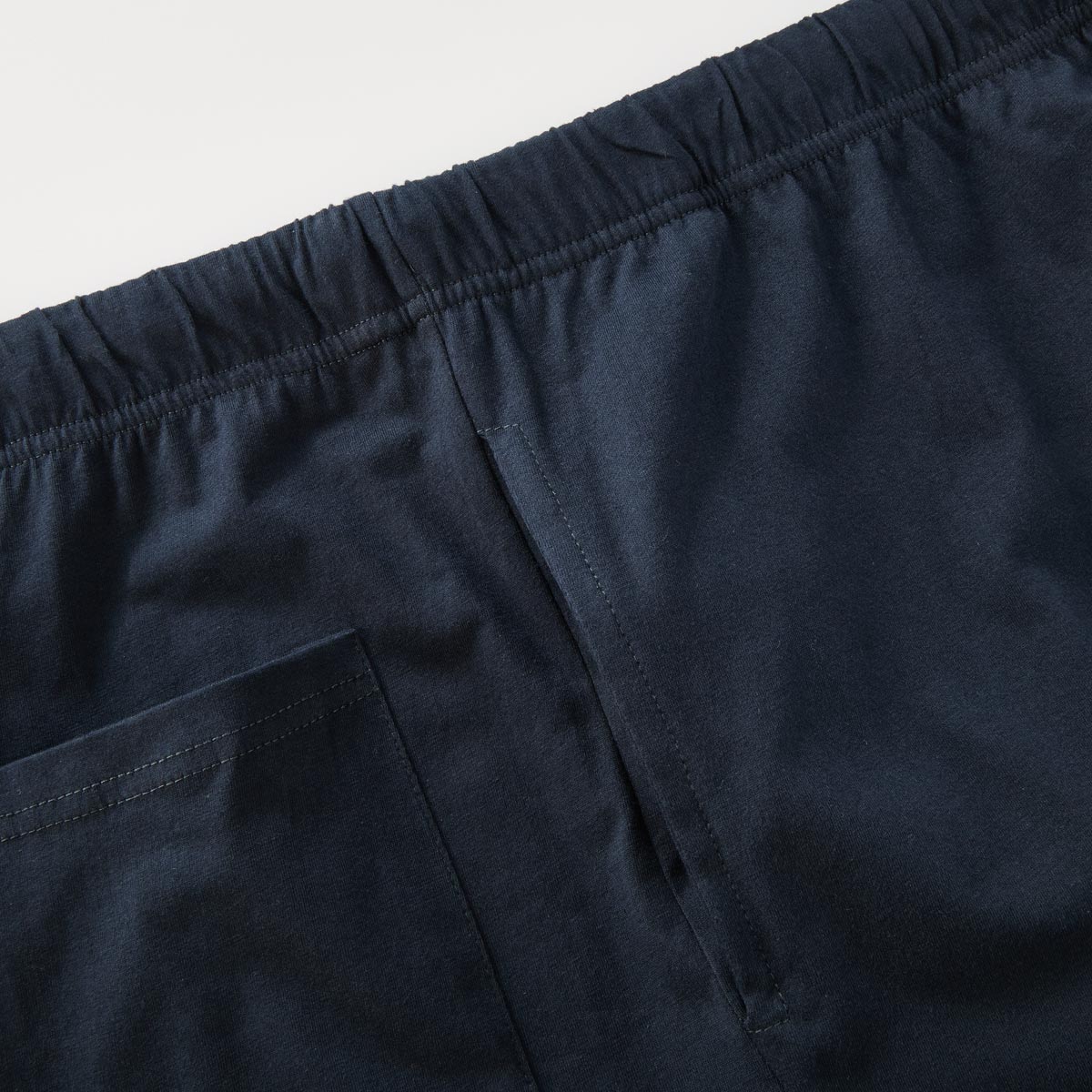 ADAMO Freizeithose aus Baumwoll-Jersey dunkelblau