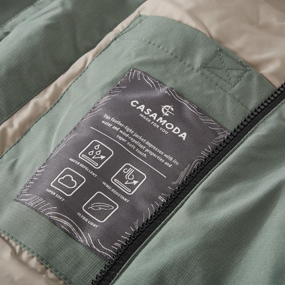 CASA MODA Blouson, wind- und wasserabweisend türkis