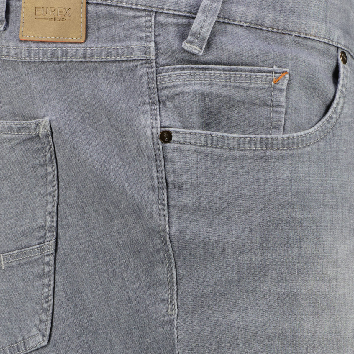 Eurex by Brax Stretch-Jeans "Luke", Tapered Fit hellgrau