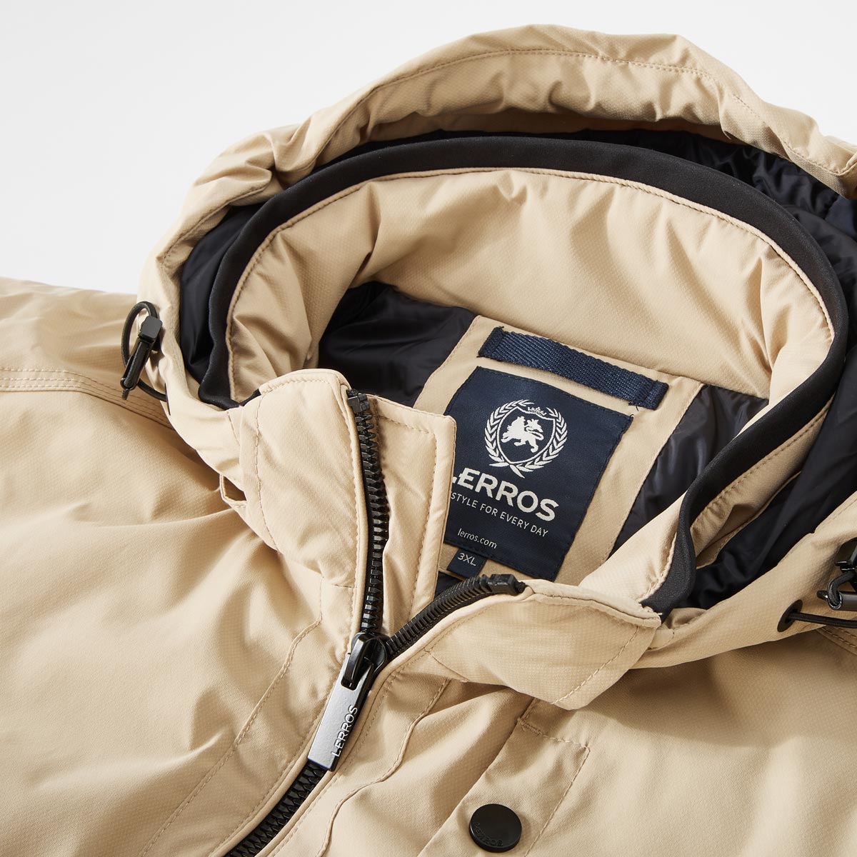 Lerros Jacke, wasser- und windabweisend beige
