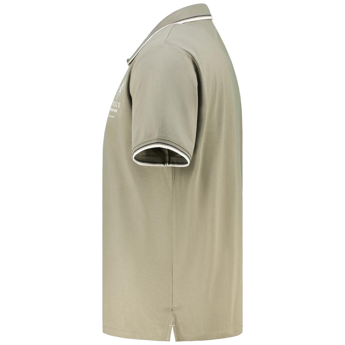 s.Oliver Poloshirt mit Motiv-Print khaki