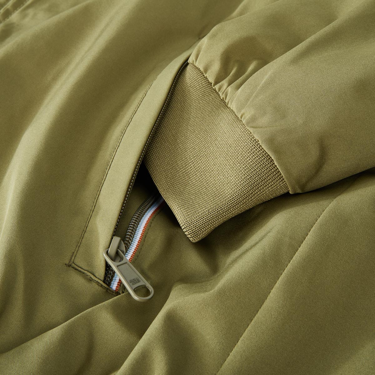 Jack&Jones Blousonjacke mit Stretch, wasserabweisend grün